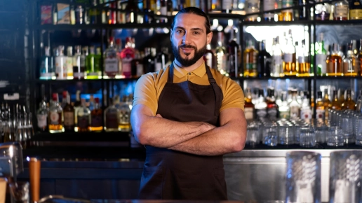 Bartender working in Club with PlanPlanner